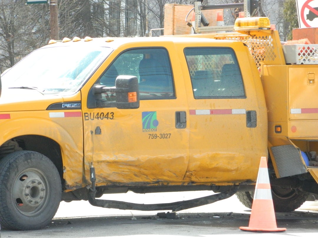 Car strikes PennDOT truck News