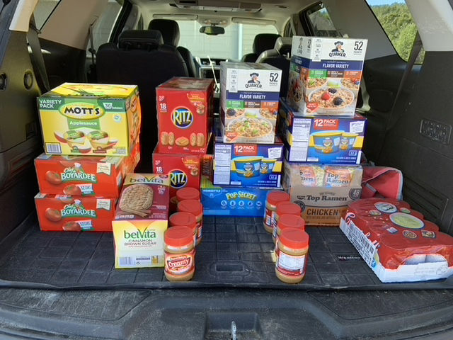 Coudersport Rotary donates groceries