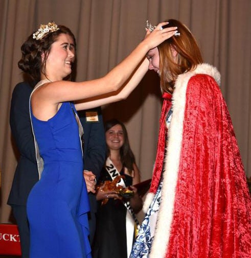 Miss Flaming Foliage is crowned
