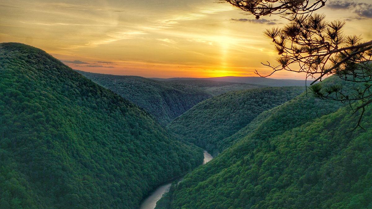 Sunrise at the canyon