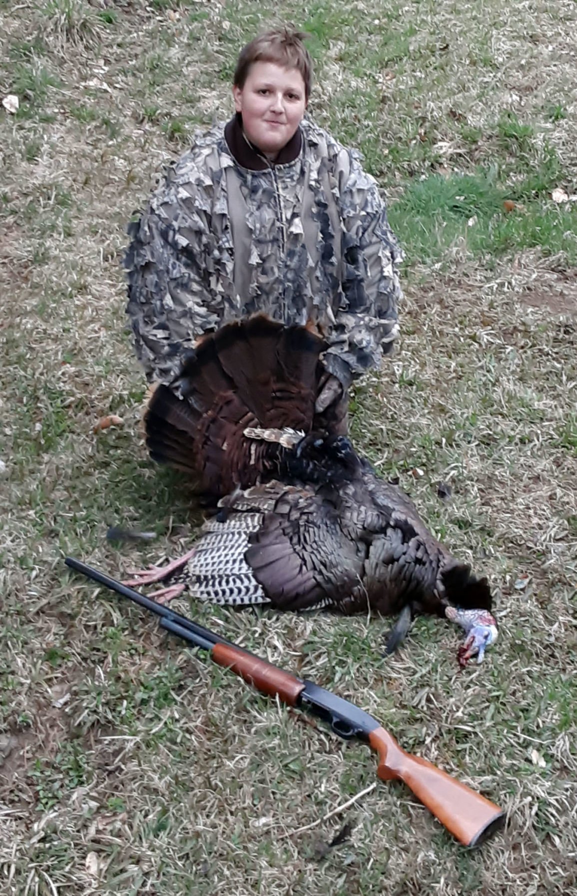 11-year-old bags first turkey
