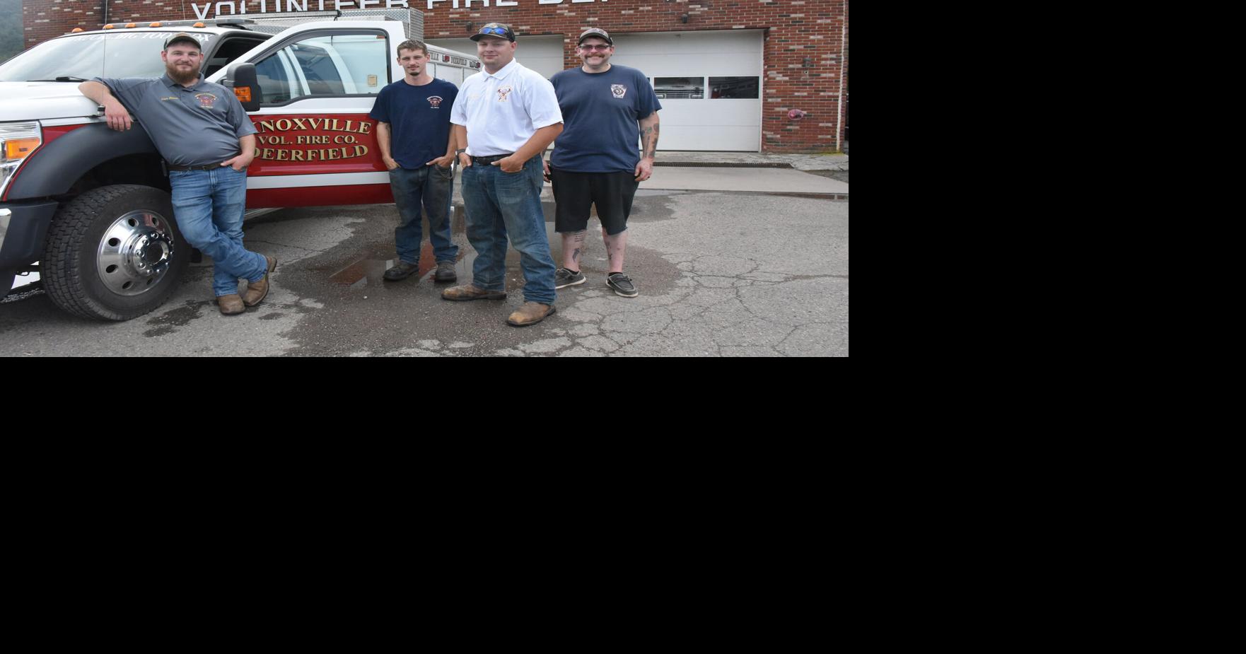 Emergency responders rescue man, dog from Potter Brook waters