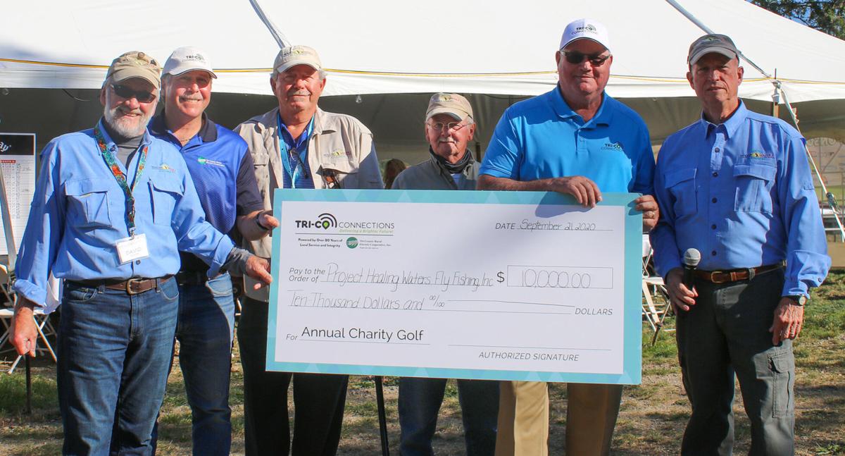 Tri-County Electric presents Healing Waters Fly Fishing with check