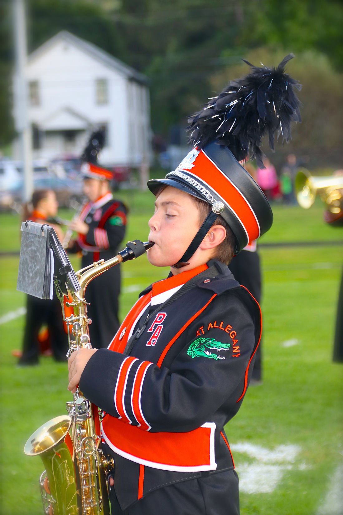 Band performs ‘Journey’ at halftime show