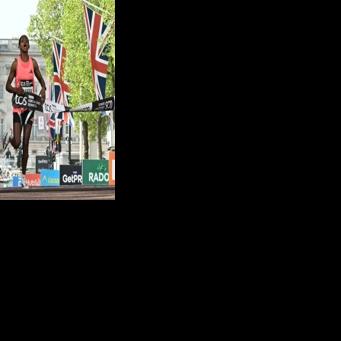 Ethiopia's Tigst Assefa wins the London Marathon in a new women's-only world-record time