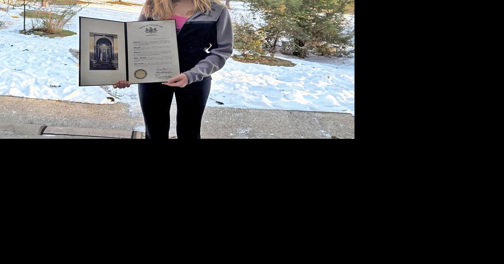 Kosek receives citation from Senator Yaw | Sports | tiogapublishing.com