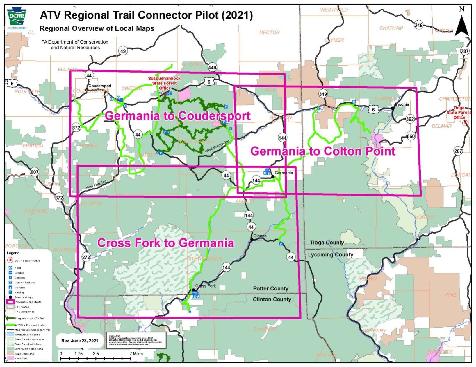 DCNR set to open ATV Regional Trail Connector pilot area July 16