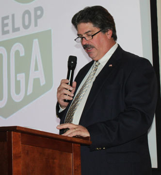 Al Quimby, president of the board of directors of Develop Tioga