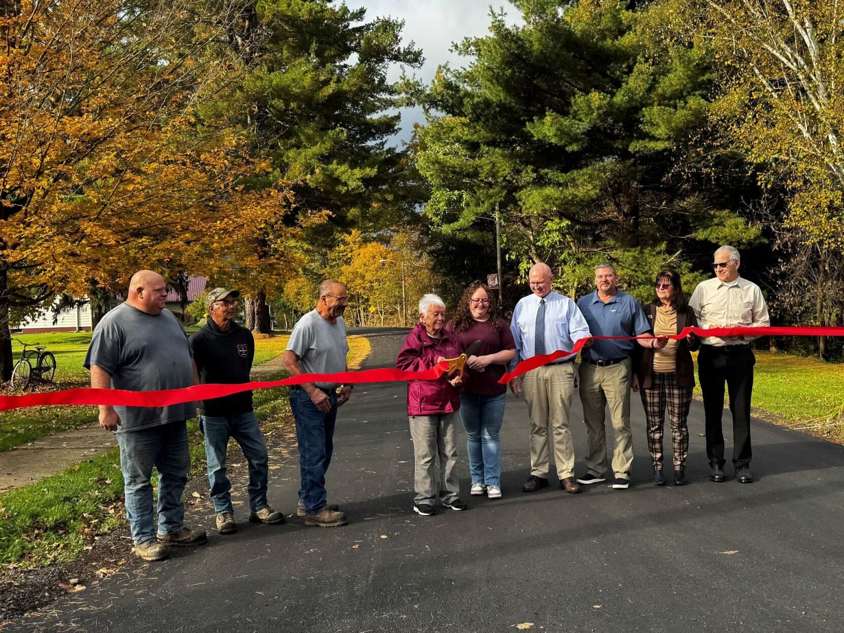 Basketball With Ribbon Galeton celebrates Germania Street improvements with ribbon cutting ...