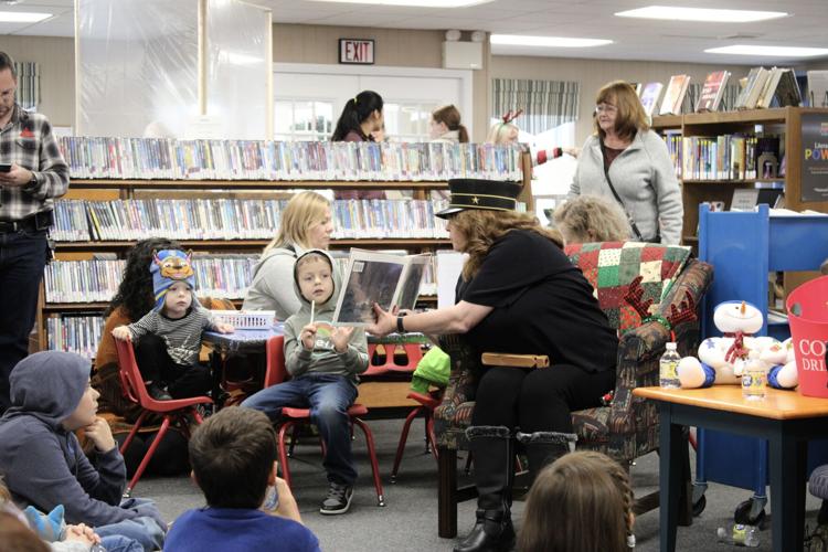 The Polar Express arrives at Blossburg Memorial Library Community