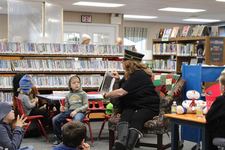 The Polar Express arrives at Blossburg Memorial Library Community