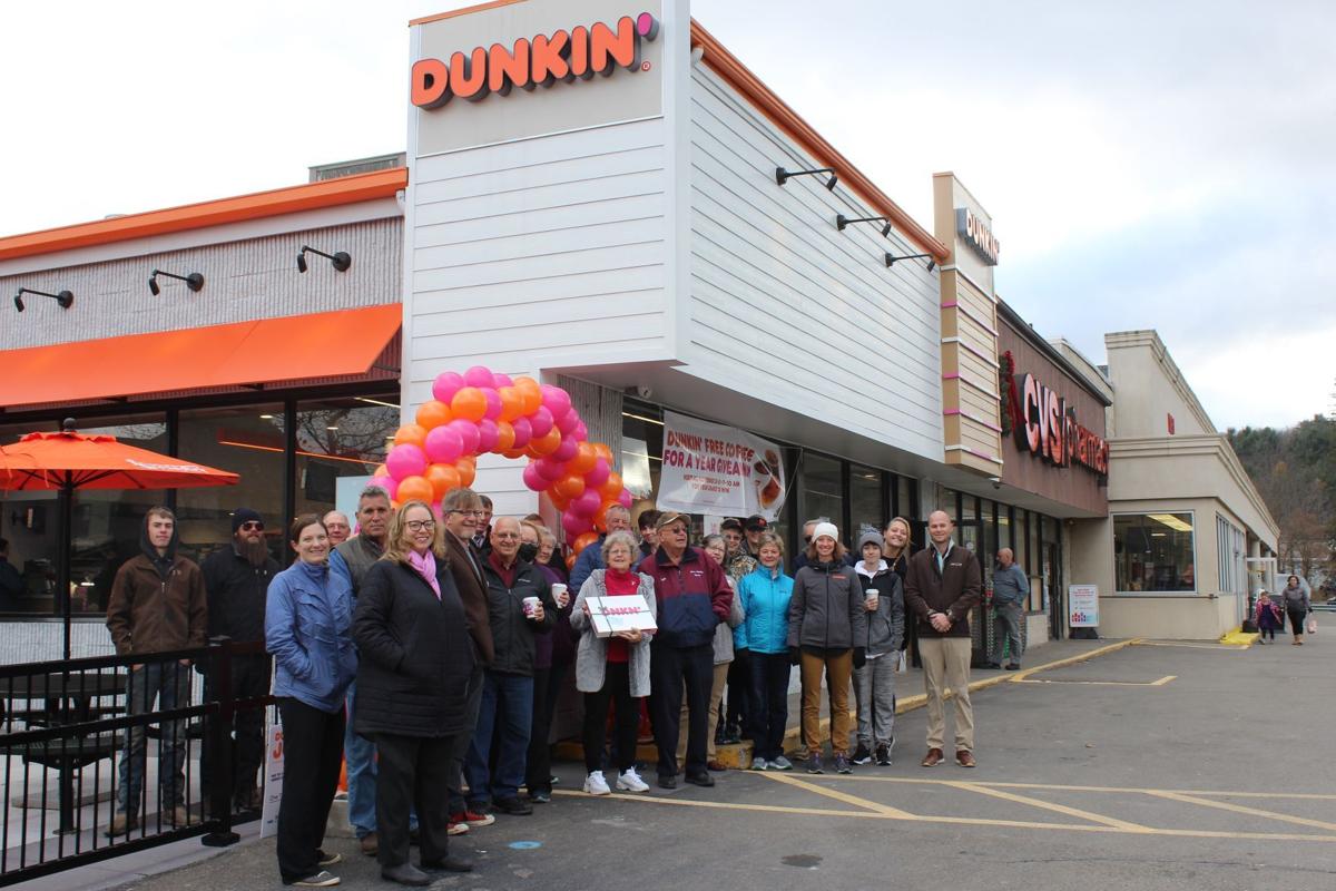 Wellsboro Dunkin' celebrates new design