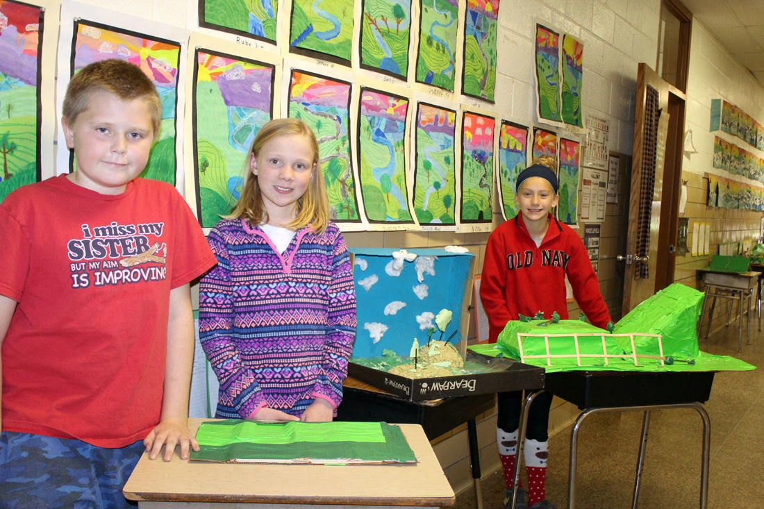 Students study mapping at Gettysburg