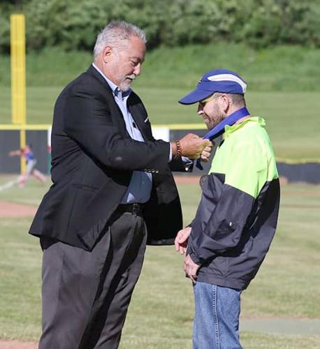 Special Olympic athletes receive medals