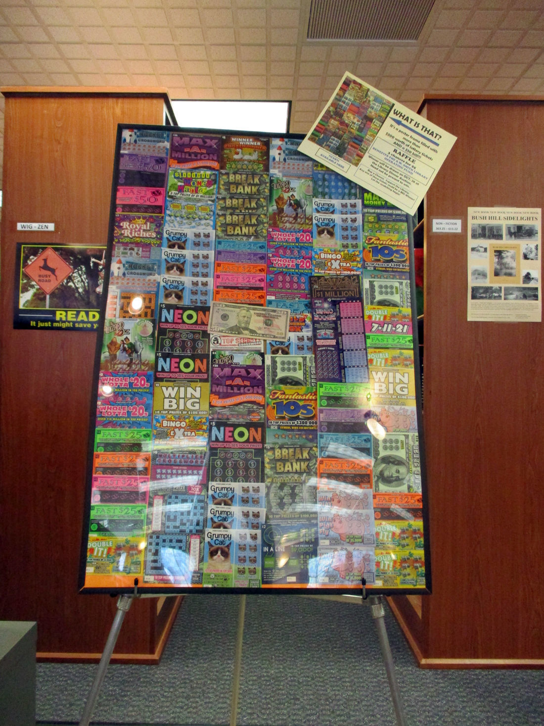 Library brings back lottery board