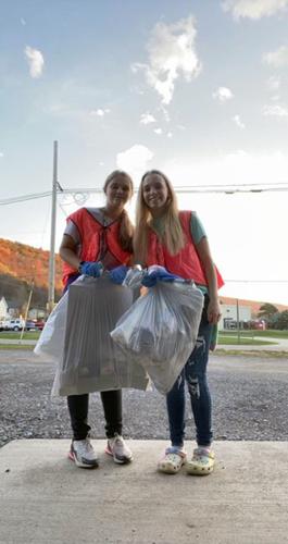Coudersport Rotary does roadside clean up