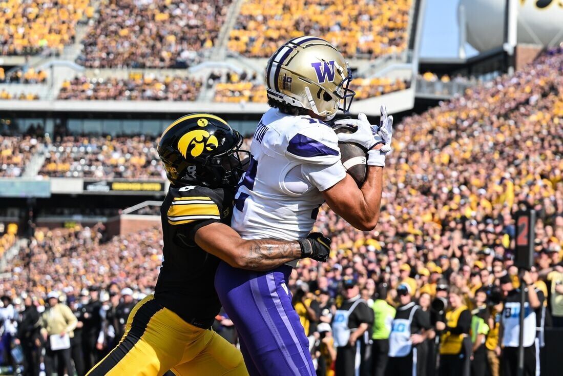 Kaleb Johnson (3 TDs), Iowa Run Over Washington 40-16 | National ...