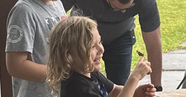 Butterflies fill park for hospice event