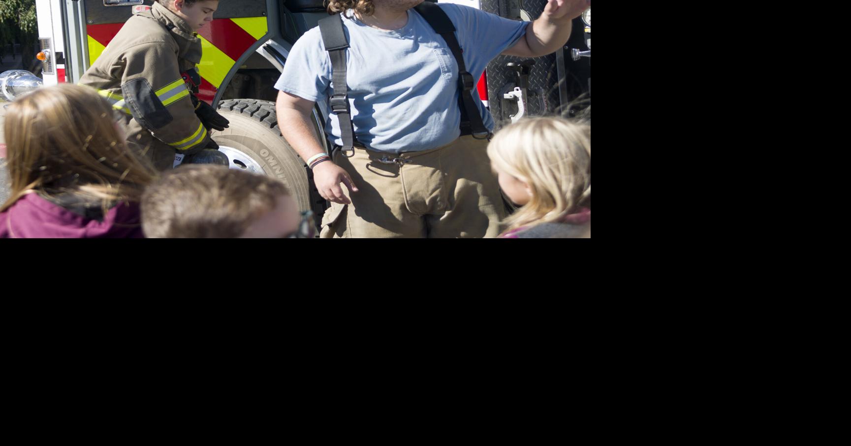 Student firefighters teach fire safety