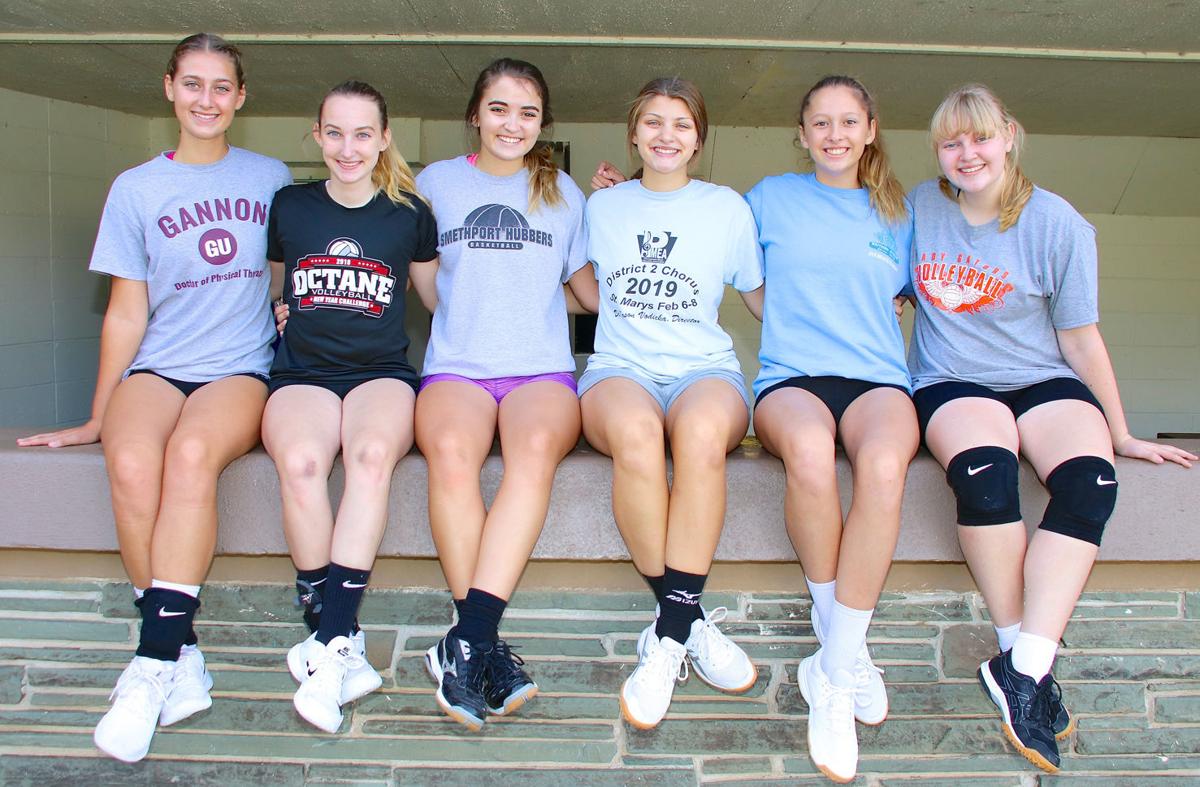 Volleyball letter recipients return courtside