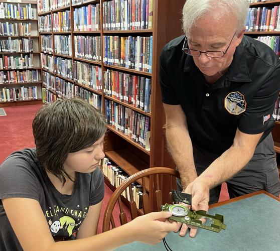 Library hosts astronomy demo