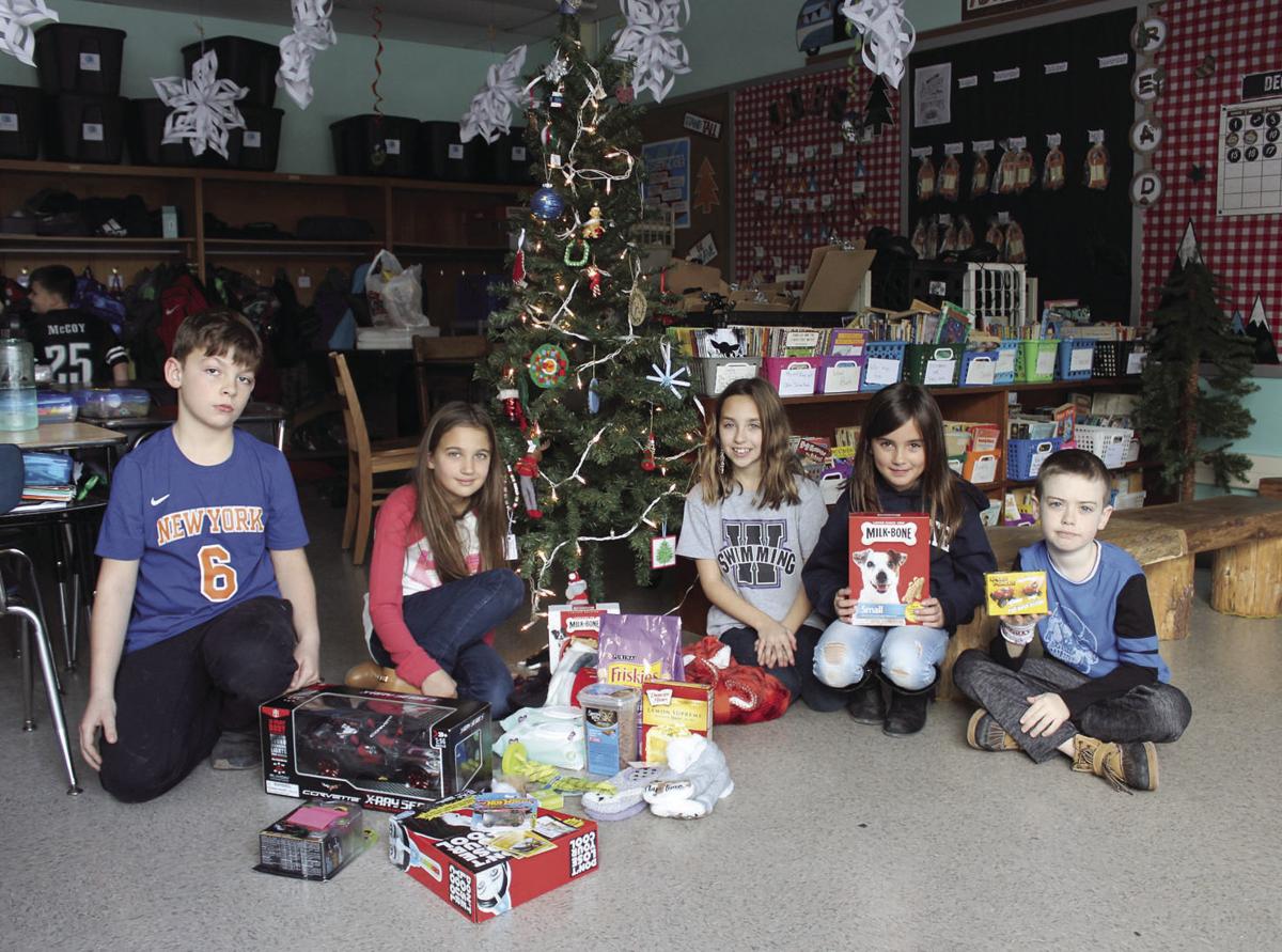 3rd grade donates to shelters, nursing homes
