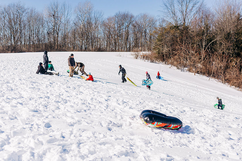 Family Sledding Day