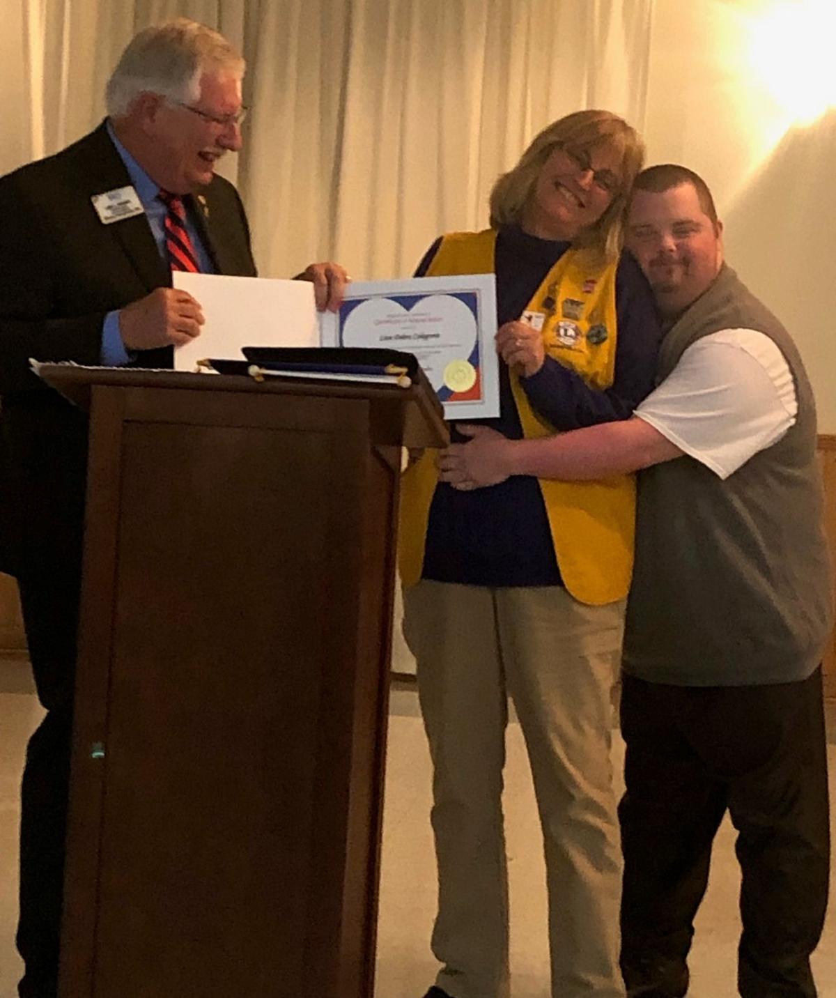 Lions honors Deb Colegrove