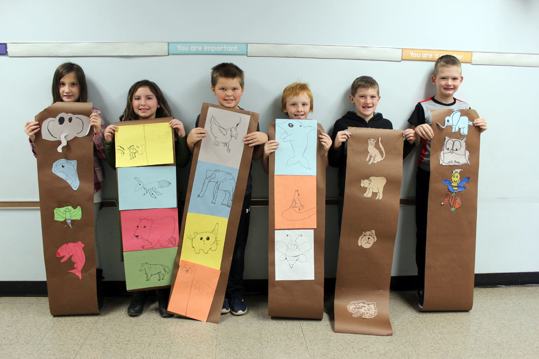 Third graders create personal totems
