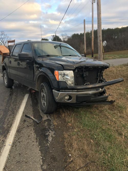 Two injured in Liberty Township crash