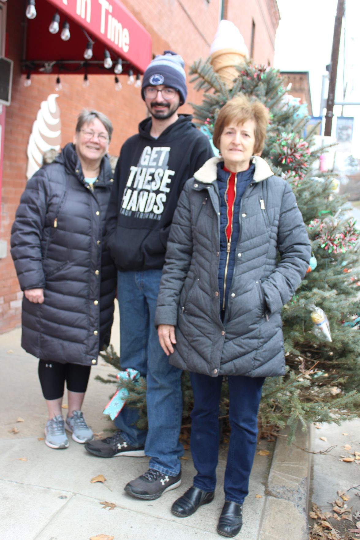 Christmas trees spruce up downtown Mansfield