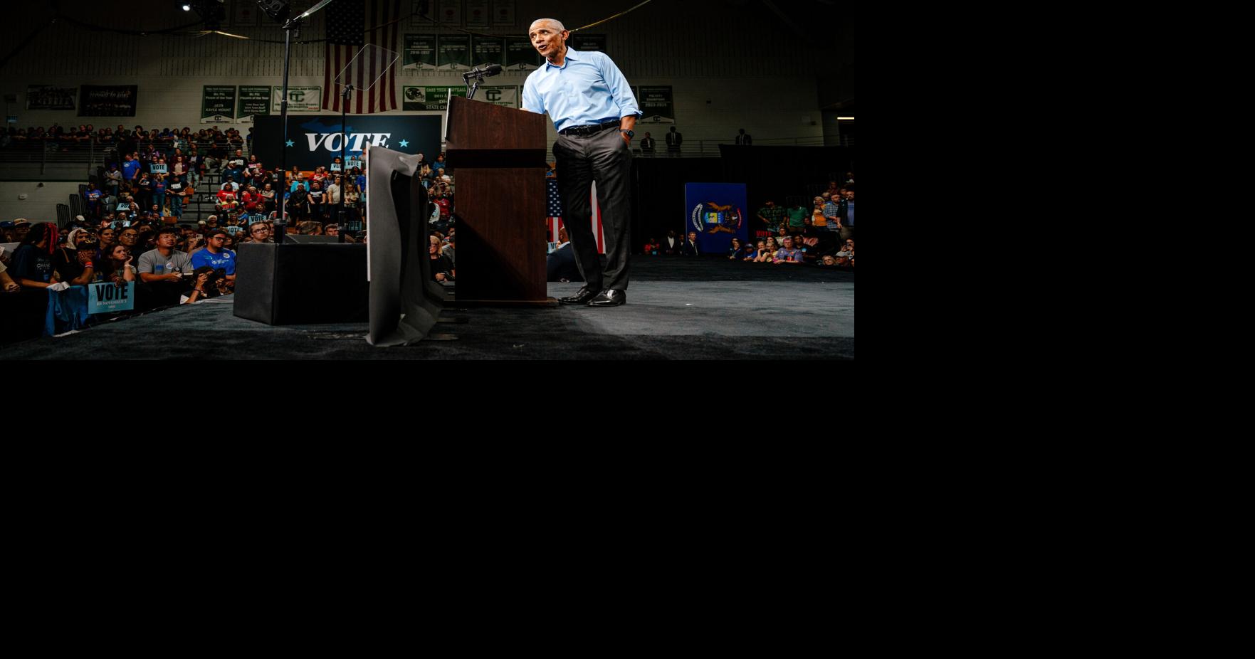 Obama Issues Searing Attacks on Trump and Ramaswamy in Return to Campaign Trail