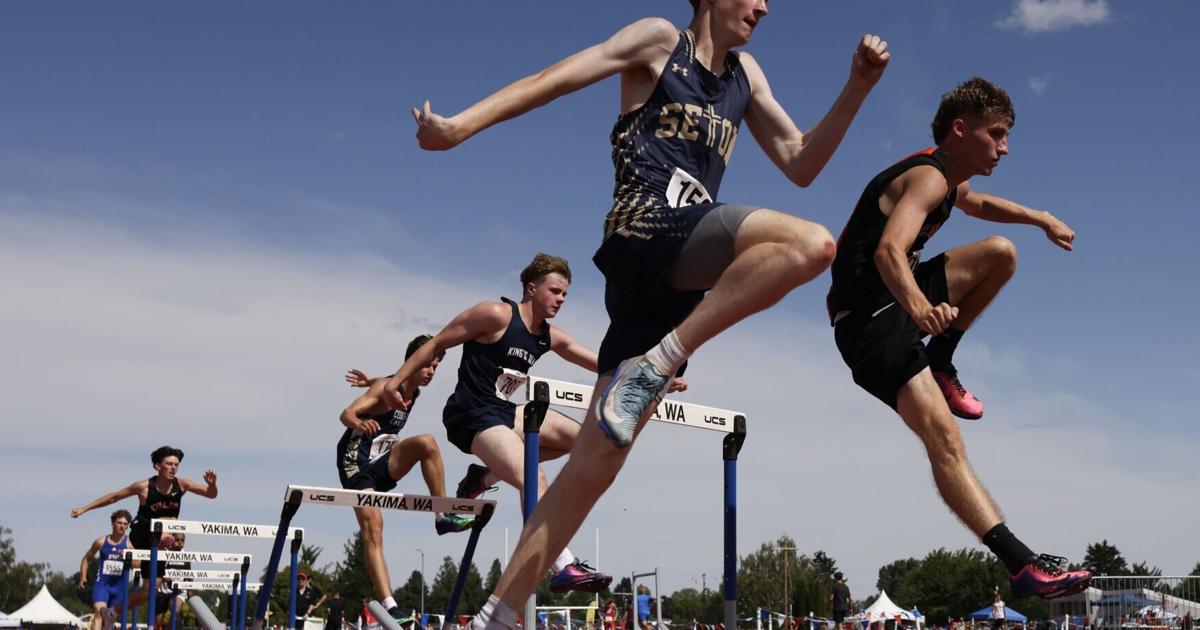 PHOTOS: Action from day one of the Class 1B/2B/1A state track meet in Yakima