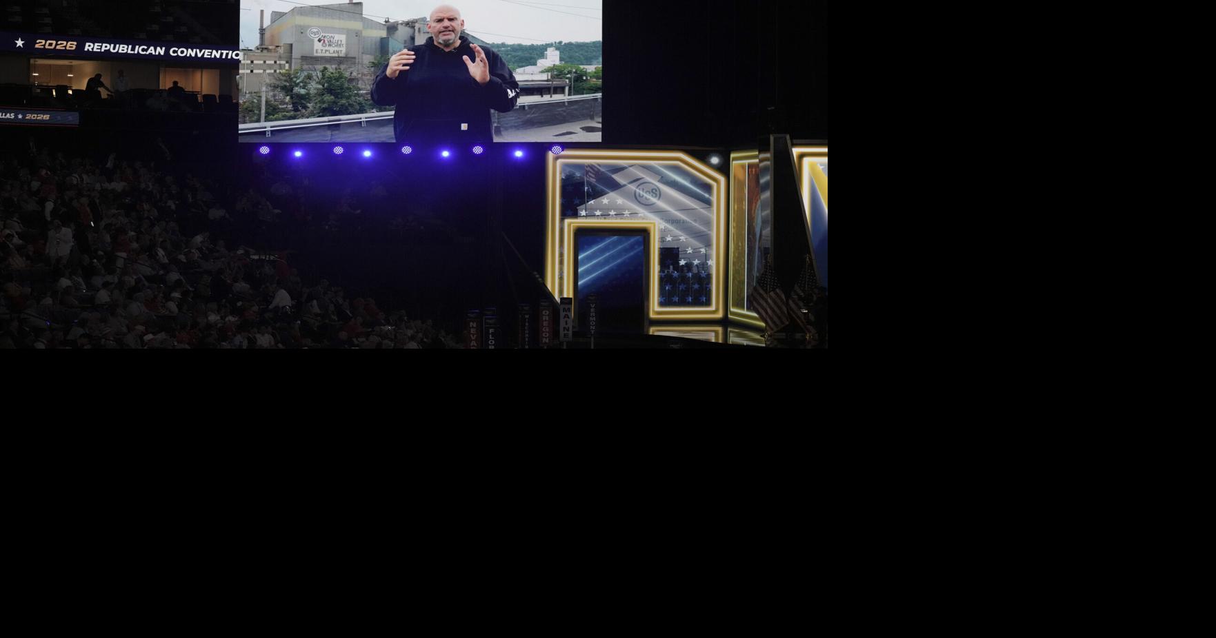 Democrats Say Fetterman's GOP Convention Video Had 'the Persuasiveness of a North Korean Newscast'