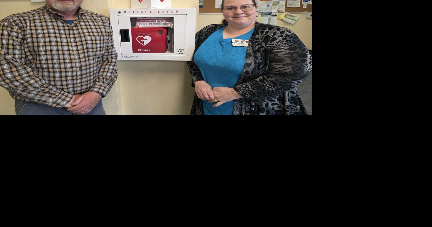 More than books: Library installs AED device