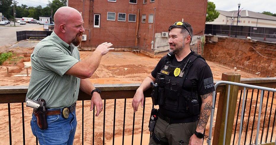 Construction begins on Heflin's police station