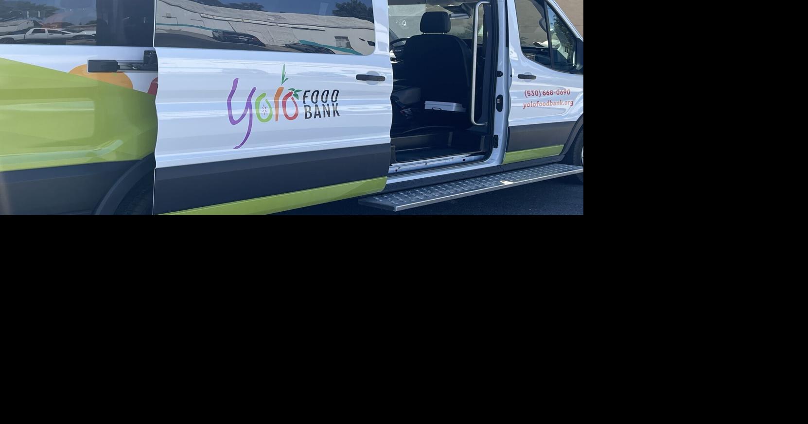 Yolo Food Bank acquires new electric harvest van with YSAQMD grant