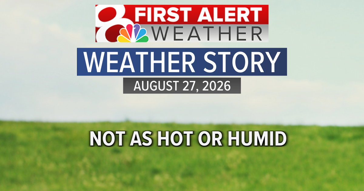 Forecast: Humidity and temps lower for Thursday, partial lunar eclipse visible tonight