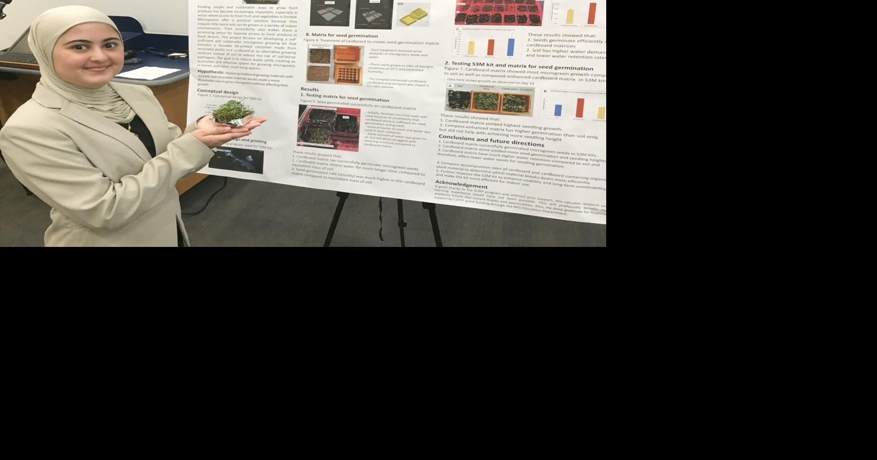 SUNY Poly students present summer undergraduate research