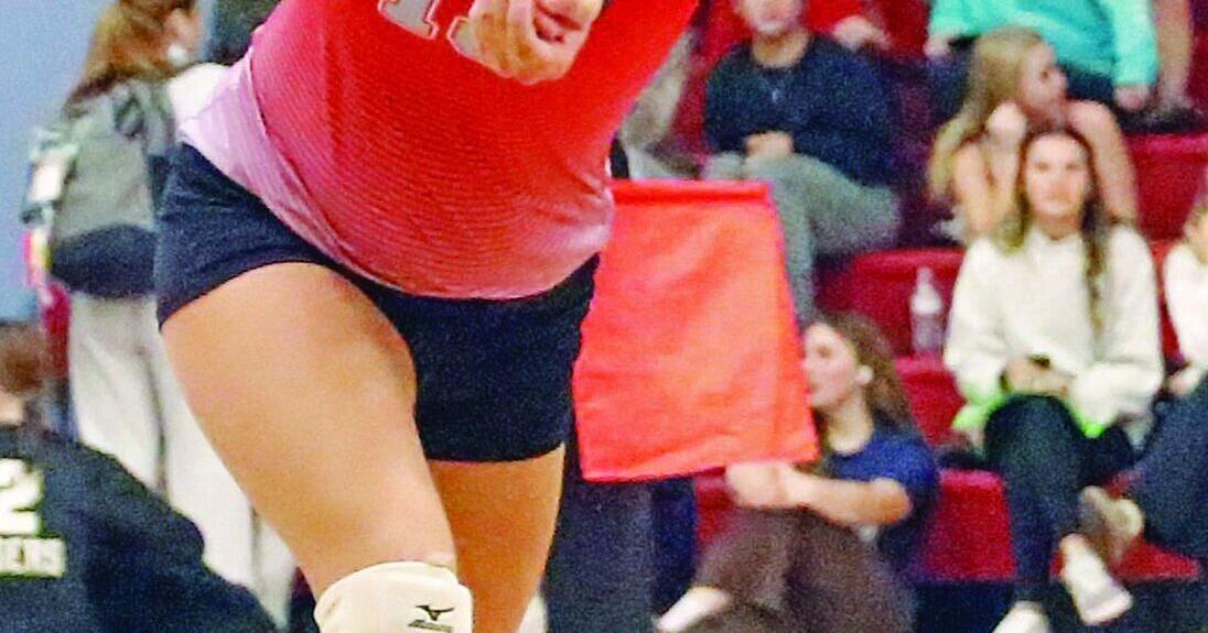 4th District Volleyball Tournament; Marshall proves too strong for Lady Lakers in first round