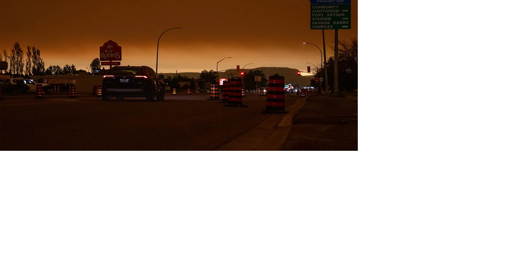 Forest fire smoke diminishes severe weather in Montreal