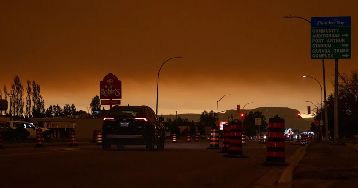 Forest fire smoke diminishes severe weather in Montreal