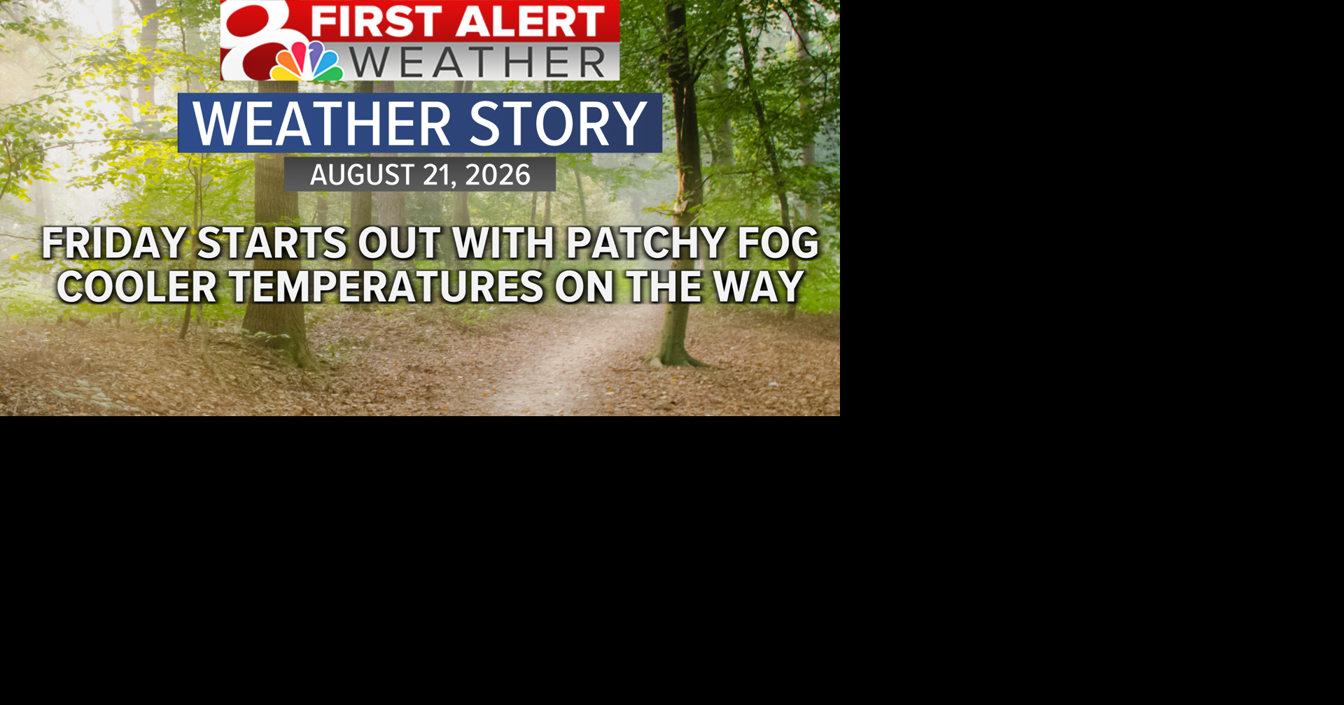 Forecast: Not as foggy as Thursday morning, mild through the weekend