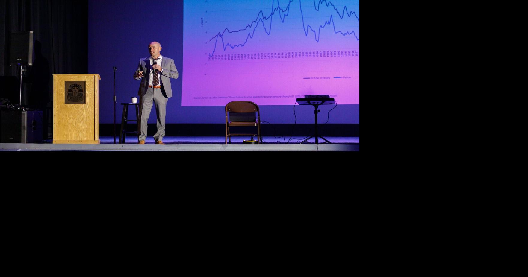Dr. Perry's economic update highlights county's reliance on migration for population growth, falling labor force