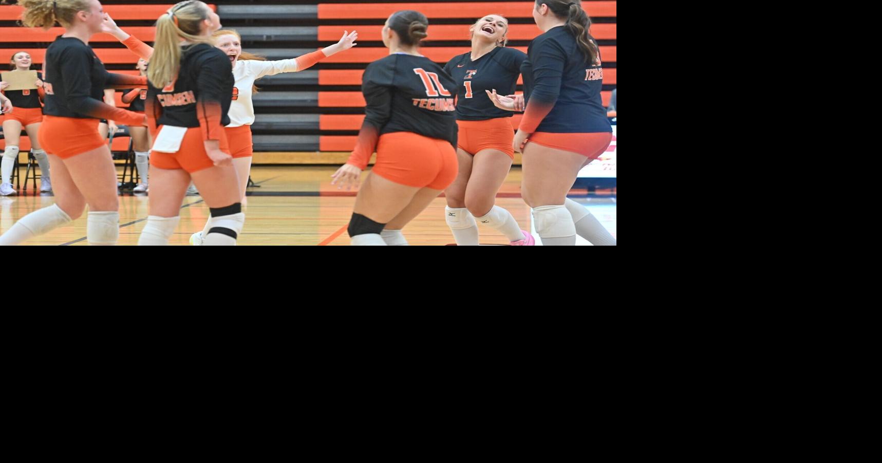 Tecumseh volleyball begins run toward fifth-straight title with sweep