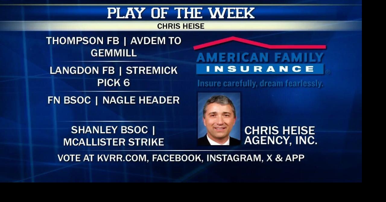 VOTE for the Chris Heise Play of the Week | August 21