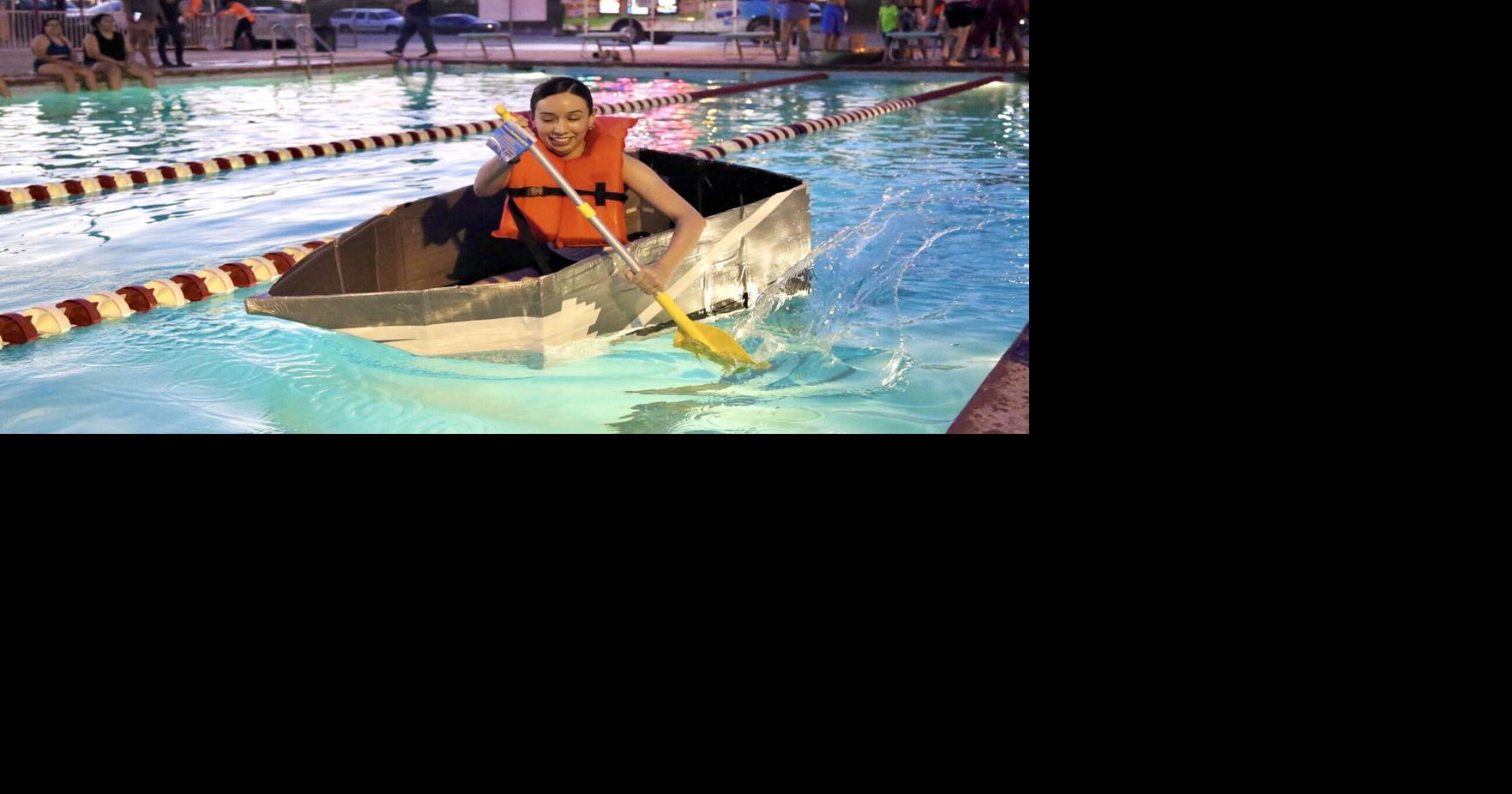 Sink or sail? Imperial's cardboard boat race makes a splash