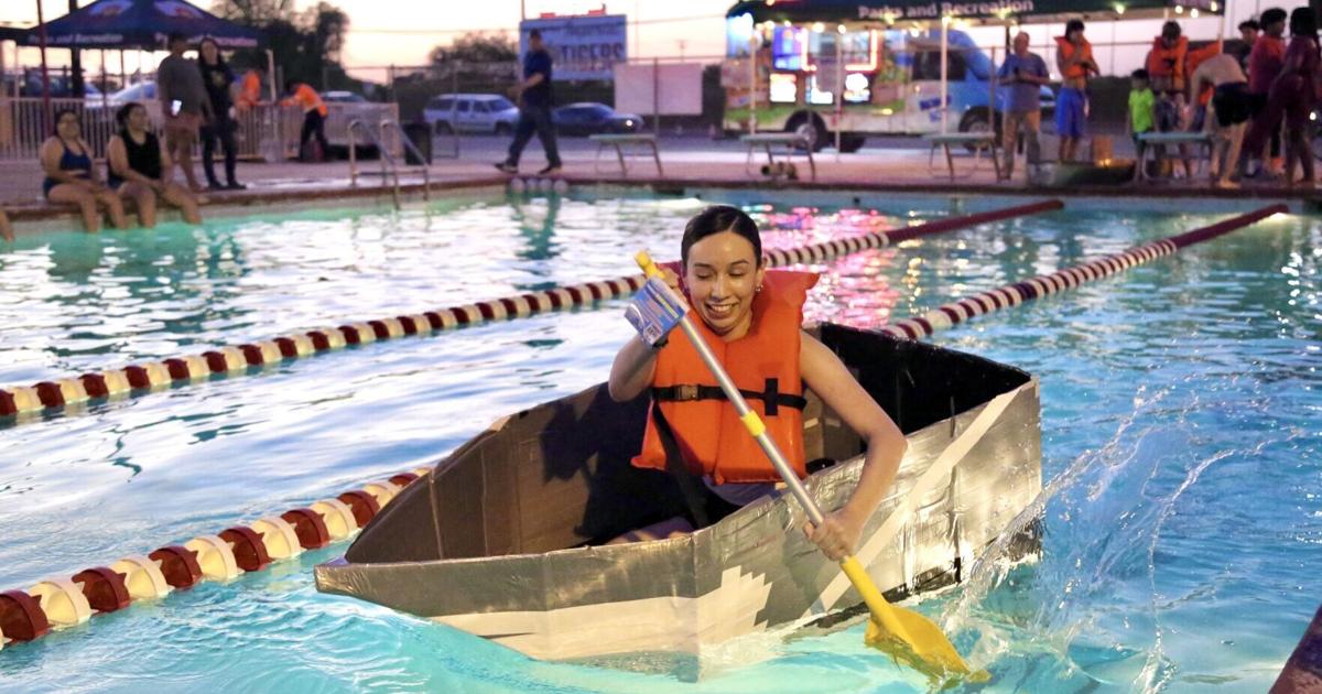 Sink or sail? Imperial's cardboard boat race makes a splash