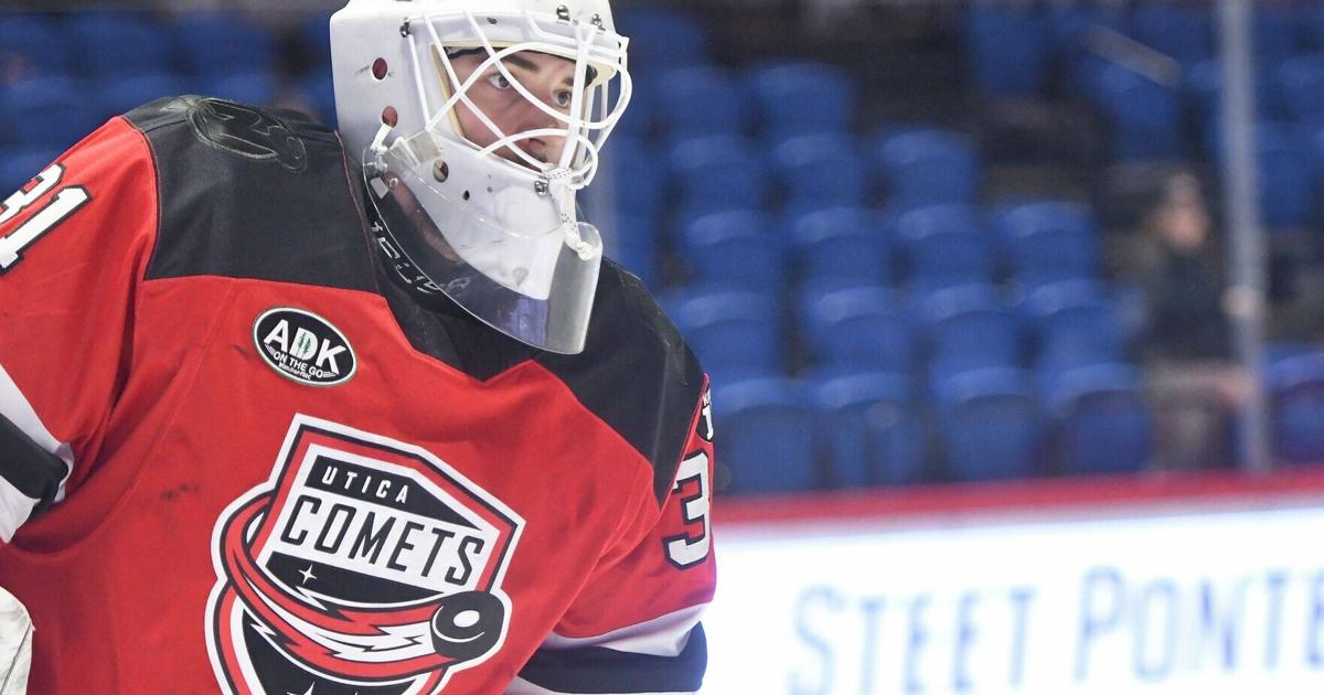 Utica Comets' GM Braden Birch on goalie decisions: 'We'll let merit speak for itself'