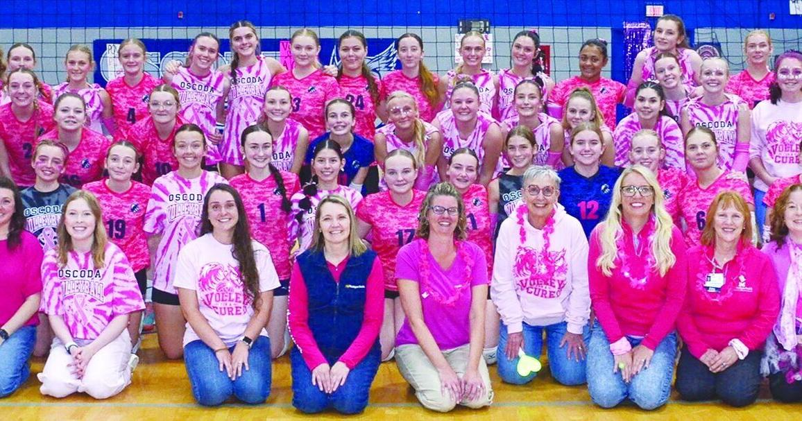 Oscoda volleyball hosted Hale for Volley for a Cure